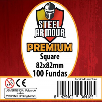 Fundas Steel Armour (80x80mm) PREMIUM Square (100)
