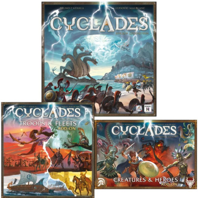 Pack Cyclades Ed. Legendaria + Tropas y flotas +  criaturas y heroes (Español)